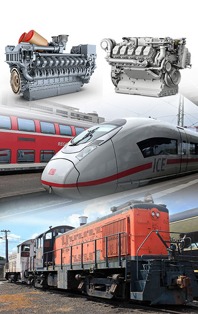 Motores ferroviarios e industriales