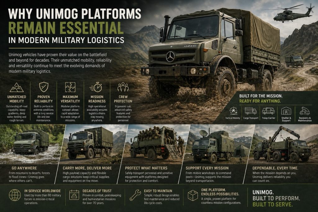 Unimog Platforms in Modern Military Logistics - AB DEFENCE - Military Defence Spare Parts