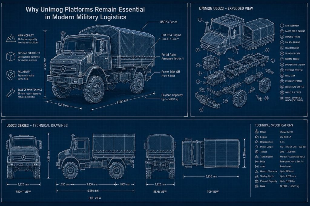 Why Unimog Platforms Remain Essential in Modern Military Logistics - AB DEFENCE - Military Defence Spare Parts
